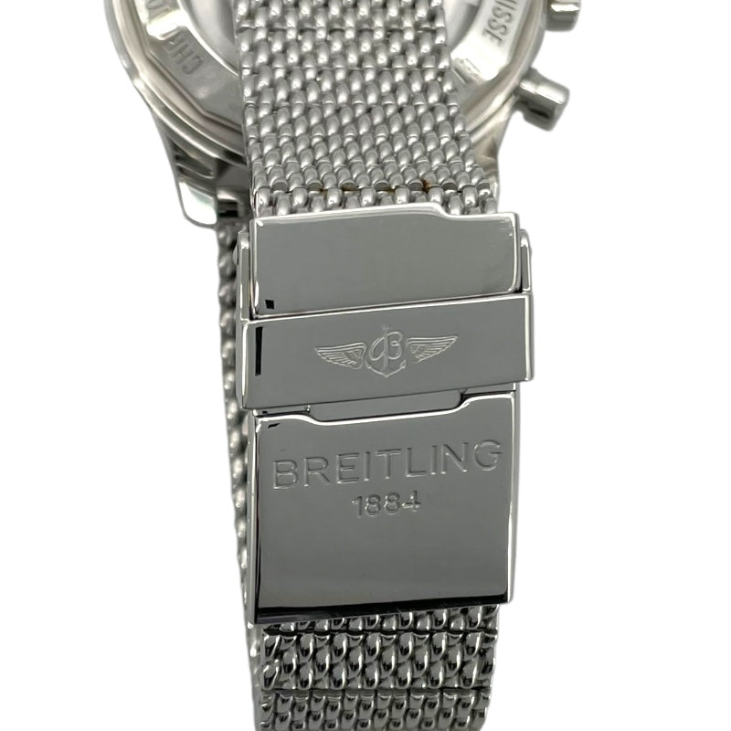 ブライトリング BREITLING ブライトリング トランスオーシャン クロノグラフ AB0152 ホワイト SS 自動巻き メンズ 腕時計