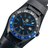タグ・ホイヤー TAG HEUER フォーミュラー1 キャリバー5デヴィッド・ゲッタ wAZ201.A.FC8195 ブラック SS(チタニウムカーバイド加工) 自動巻き メンズ 腕時計