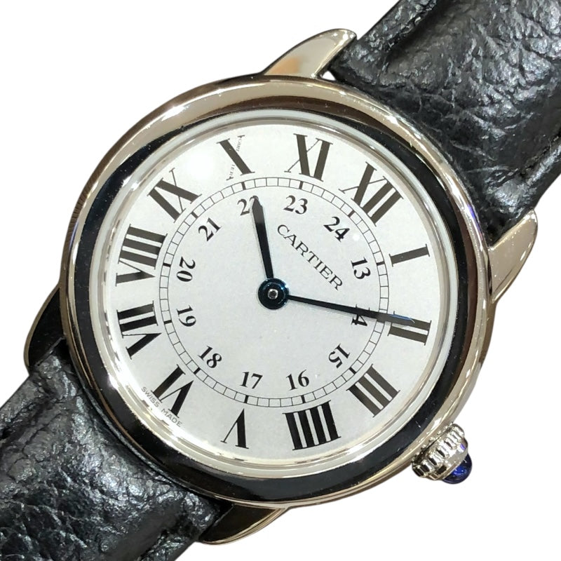 カルティエ Cartier ロンドソロドゥカルティエ　SM WSRN0019 ステンレススチール クオーツ レディース 腕時計