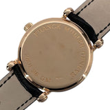 フランク・ミュラー FRANCK MULLER ラウンド クラシック スモールセコンド 35mm 2801 S6 GM シルバー K18PG/革ベルト 自動巻き メンズ 腕時計
