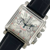 フランク・ミュラー FRANCK MULLER コンキスタドール コルテス 10000HCC シルバー SS 自動巻き メンズ 腕時計