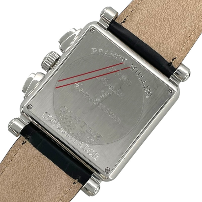 フランク・ミュラー FRANCK MULLER コンキスタドール コルテス 10000HCC シルバー SS 自動巻き メンズ 腕時計