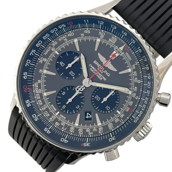 ブライトリング BREITLING ナビタイマー 01 AB01271A/F570 グレー SS/ラバー 自動巻き メンズ 腕時計