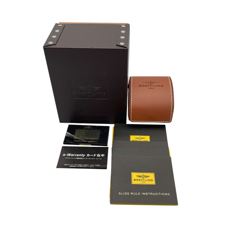 ブライトリング BREITLING ナビタイマー 01 AB01271A/F570 グレー SS/ラバー 自動巻き メンズ 腕時計