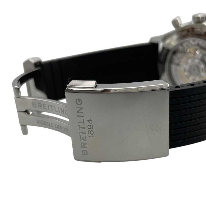 ブライトリング BREITLING ナビタイマー 01 AB01271A/F570 グレー SS/ラバー 自動巻き メンズ 腕時計