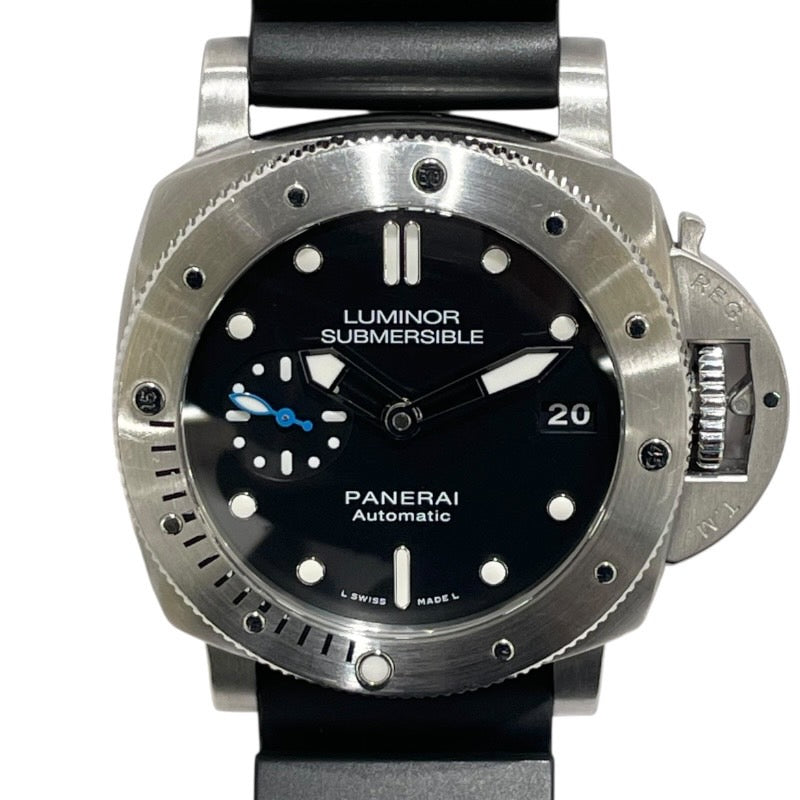 パネライ PANERAI ルミノール1950 サブマーシブル 3デイズ アッチャイオ PAM00682 ブラック SS 自動巻き メンズ 腕時計