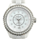 シャネル CHANEL J12 33MM H10473 ホワイト セラミック 自動巻き レディース 腕時計