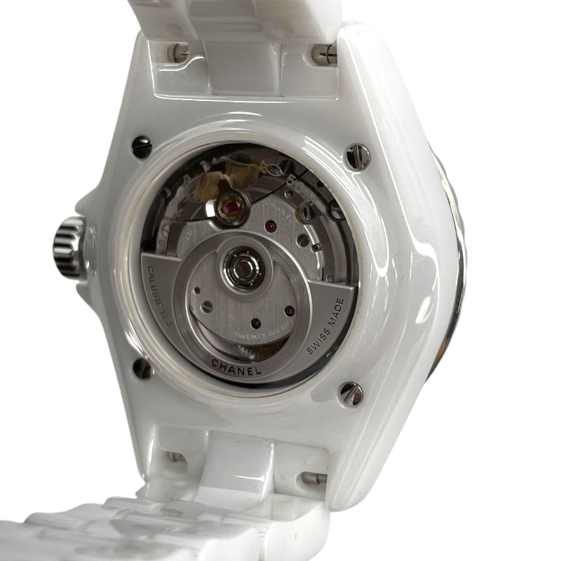 シャネル CHANEL J12 33MM H10473 ホワイト セラミック 自動巻き レディース 腕時計