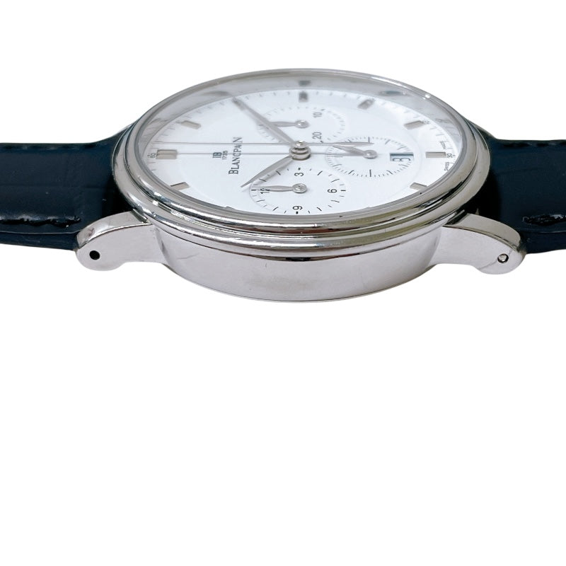 ブランパン BLANCPAIN ヴィルレ　クロノグラフ 6651-1127-55B SS 自動巻き メンズ 腕時計 楽天市場】ブランパン BLANCPAIN ヴィルレ クロノグラフ 6651-1127-55B