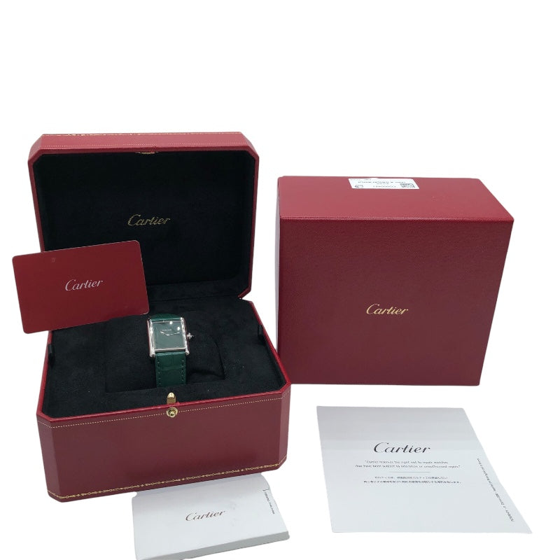 カルティエ Cartier タンクマスト LM WSTA0056 ステンレススチール レディース 腕時計