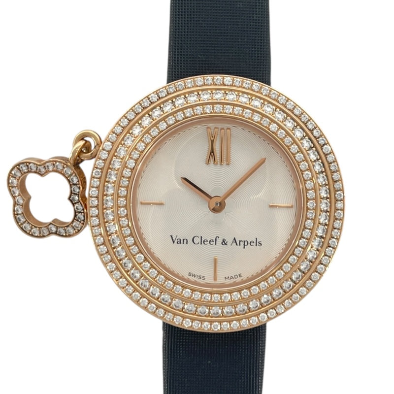 ヴァンクリーフ＆アーペル Van Cleef & Arpels チャームミニ VCARO29700 ホワイト K18PG クオーツ レディース 腕時計