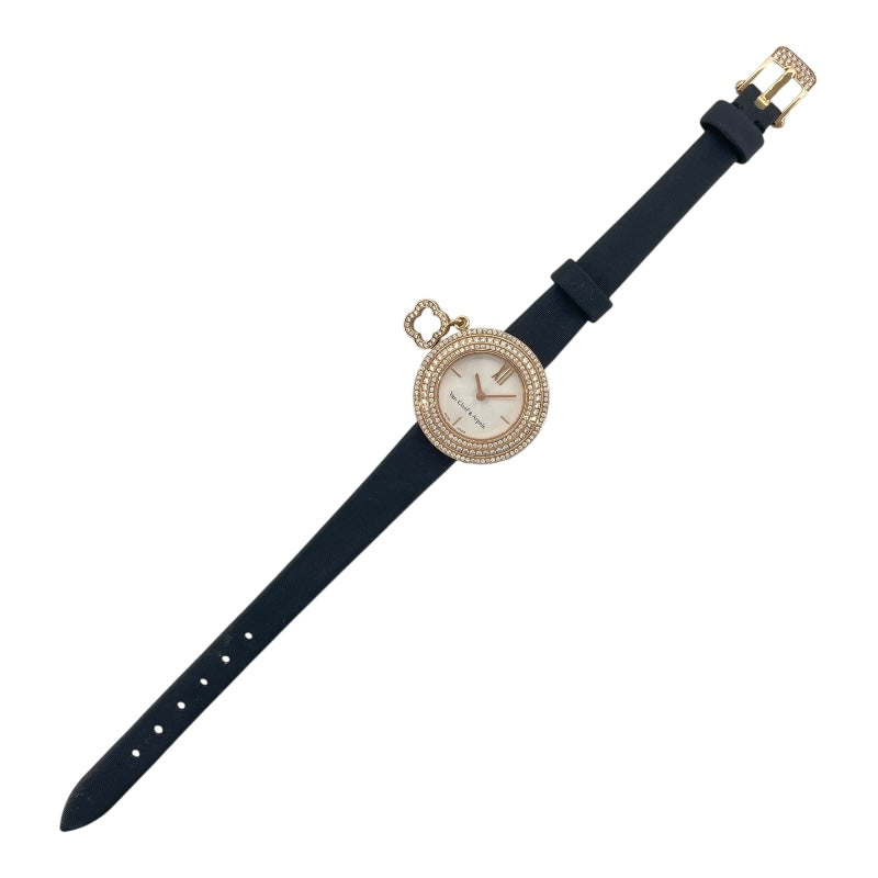 ヴァンクリーフ＆アーペル Van Cleef & Arpels チャームミニ VCARO29700 ホワイト K18PG クオーツ レディース 腕時計