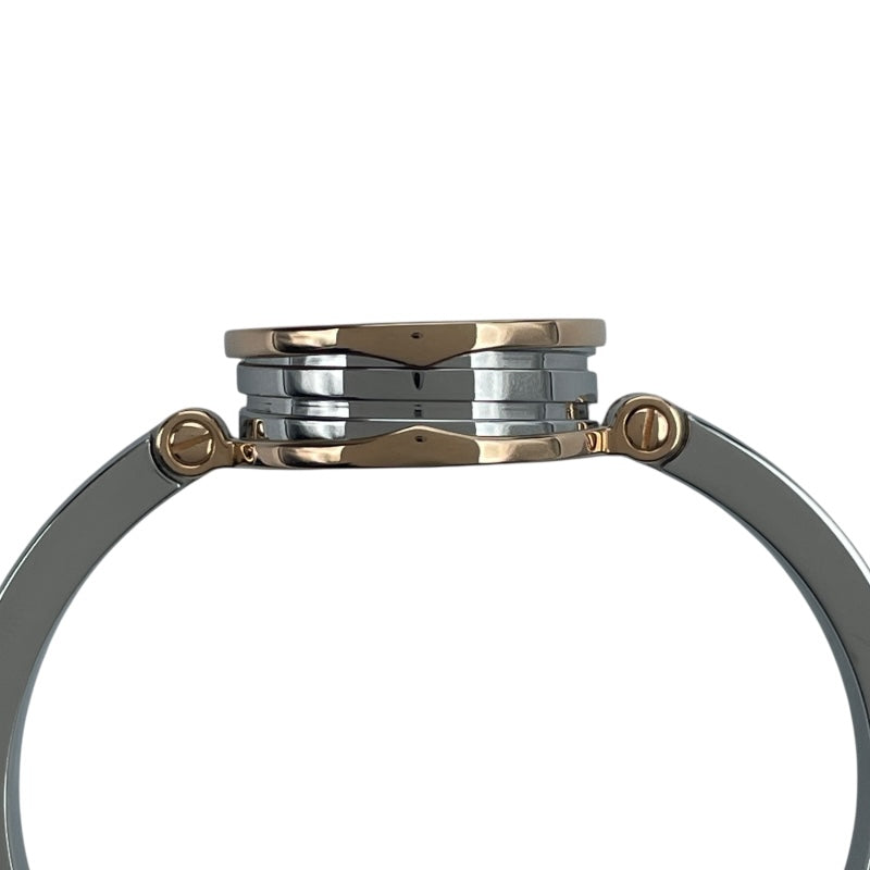 ブルガリ BVLGARI B-Zero1 ホワイトシェル 102418(BZP23SG) ホワイト K18ピンクゴールド PG/SS レディース 腕時計