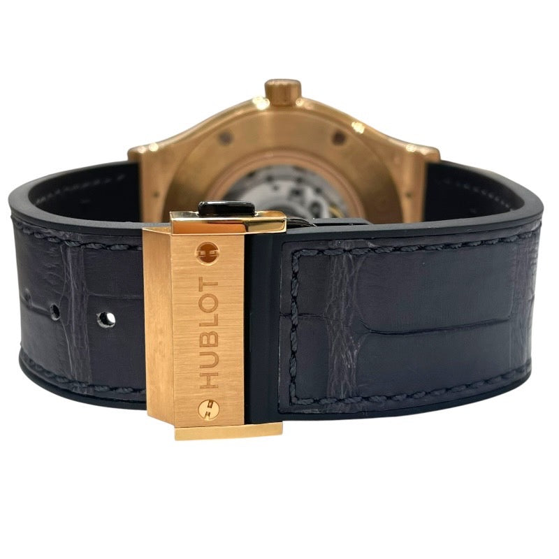 ウブロ HUBLOT クラシックフュージョン　レーシンググレー　キングゴールド 511.OX.7081.LR グレー K18PG 自動巻き メンズ 腕時計
