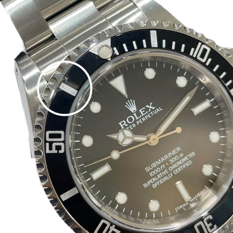 ロレックス ROLEX サブマリーナ ノンデイト 14060M ブラック SS 自動巻き メンズ 腕時計