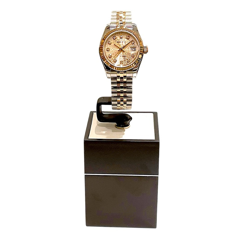 ロレックス ROLEX デイトジャスト26 179171G ピンクホリコン K18ピンクゴールド/ステンレス レディース 腕時計