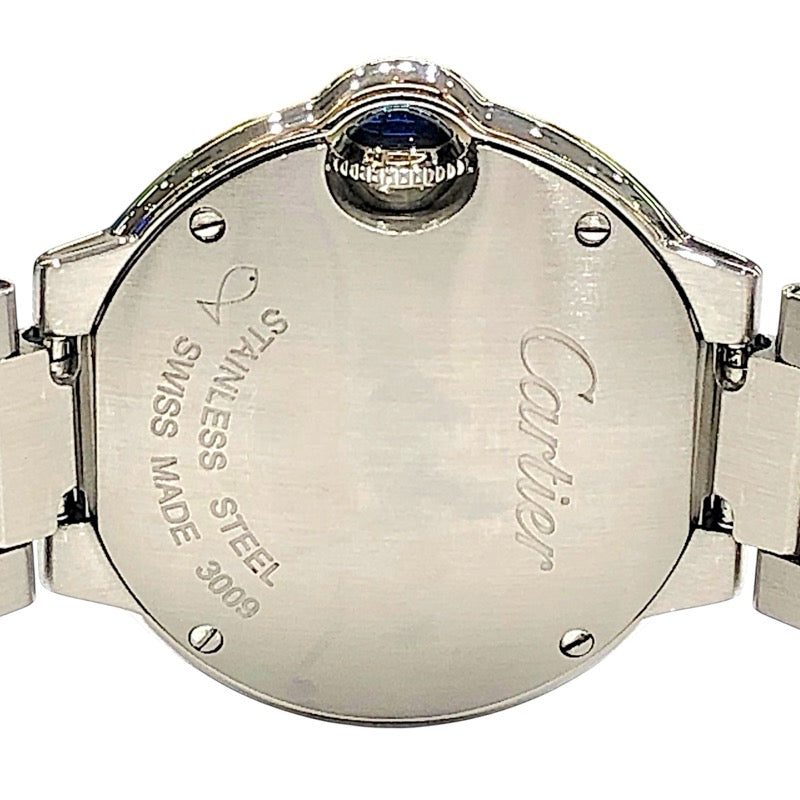 カルティエ Cartier バロンブルー ドゥ カルティエ 28ｍｍ W4BB0015 シルバー SS レディース 腕時計