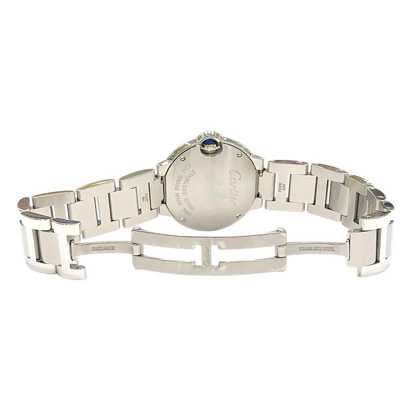 カルティエ Cartier バロンブルー ドゥ カルティエ 28ｍｍ W4BB0015 シルバー SS レディース 腕時計