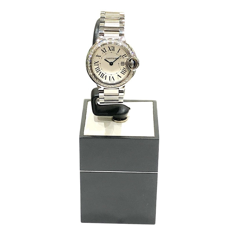 カルティエ Cartier バロンブルー ドゥ カルティエ 28ｍｍ W4BB0015 シルバー SS レディース 腕時計