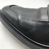 グッチ GUCCI スクエアトゥレザーローファー ブラック レザー メンズ ローファー