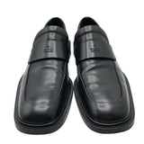 グッチ GUCCI スクエアトゥレザーローファー ブラック レザー メンズ ローファー