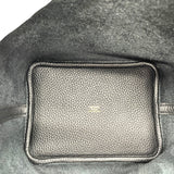 エルメス HERMES ピコタンロック PM W刻 ブラック ゴールド金具 トリヨンクレマンス レディース ハンドバッグ