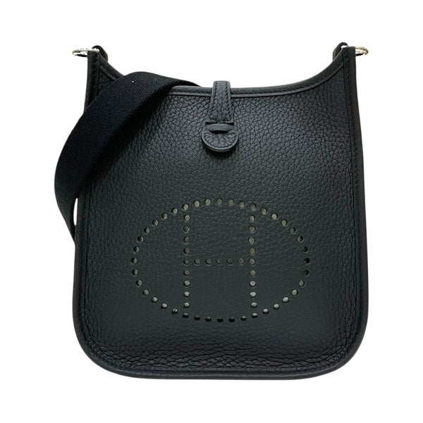エルメス HERMES エヴリンTPM K刻印 ブラック シルバー金具 トリヨンクレマンス レディース ショルダーバッグ