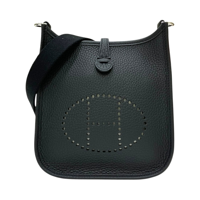 エルメス HERMES エヴリンTPM K刻印 ブラック シルバー金具 トリヨンクレマンス レディース ショルダーバッグ