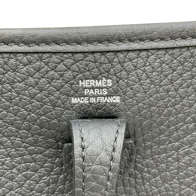 エルメス HERMES エヴリンTPM K刻印 ブラック シルバー金具 トリヨンクレマンス レディース ショルダーバッグ