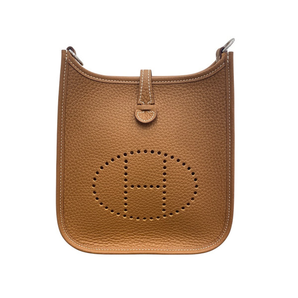 エルメス HERMES エヴリンTPM W刻 ゴールド　シルバー金具 トリヨン レディース ショルダーバッグ