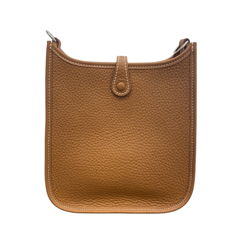 エルメス HERMES エヴリンTPM W刻 ゴールド　シルバー金具 トリヨン レディース ショルダーバッグ