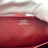 エルメス HERMES チェーンショルダー □N刻印　(2010年製) エプロンドール/シルバー金具 シルク レディース ショルダーバッグ