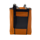 エルメス HERMES エトリヴィエール ポケット27 U刻 ゴールド×SV金具 トワル/レザー レディース トートバッグ