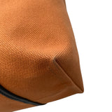 エルメス HERMES エトリヴィエール ポケット27 U刻 ゴールド×SV金具 トワル/レザー レディース トートバッグ