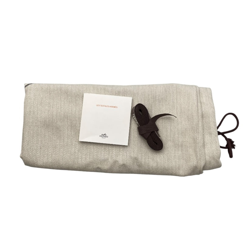エルメス HERMES エトリヴィエール ポケット27 U刻 ゴールド×SV金具 トワル/レザー レディース トートバッグ