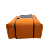 エルメス HERMES エトリヴィエール ポケット27 U刻 ゴールド×SV金具 トワル/レザー レディース トートバッグ