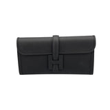 エルメス HERMES ジジェエラン29 C刻 ブラック スイフト レディース クラッチバッグ