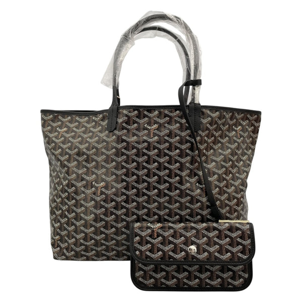 ゴヤール GOYARD サンルイPM ブラック ゴヤールディンキャンバス ユニセックス トートバッグ