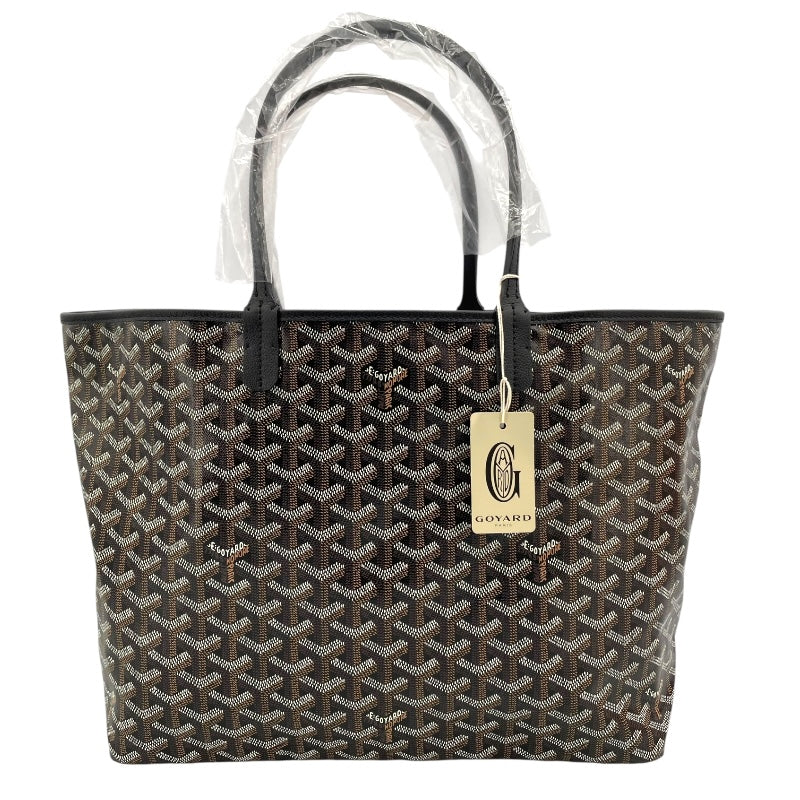 ゴヤール GOYARD サンルイPM ブラック ゴヤールディンキャンバス ユニセックス トートバッグ