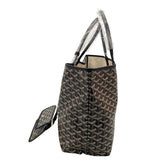 ゴヤール GOYARD サンルイPM ブラック ゴヤールディンキャンバス ユニセックス トートバッグ