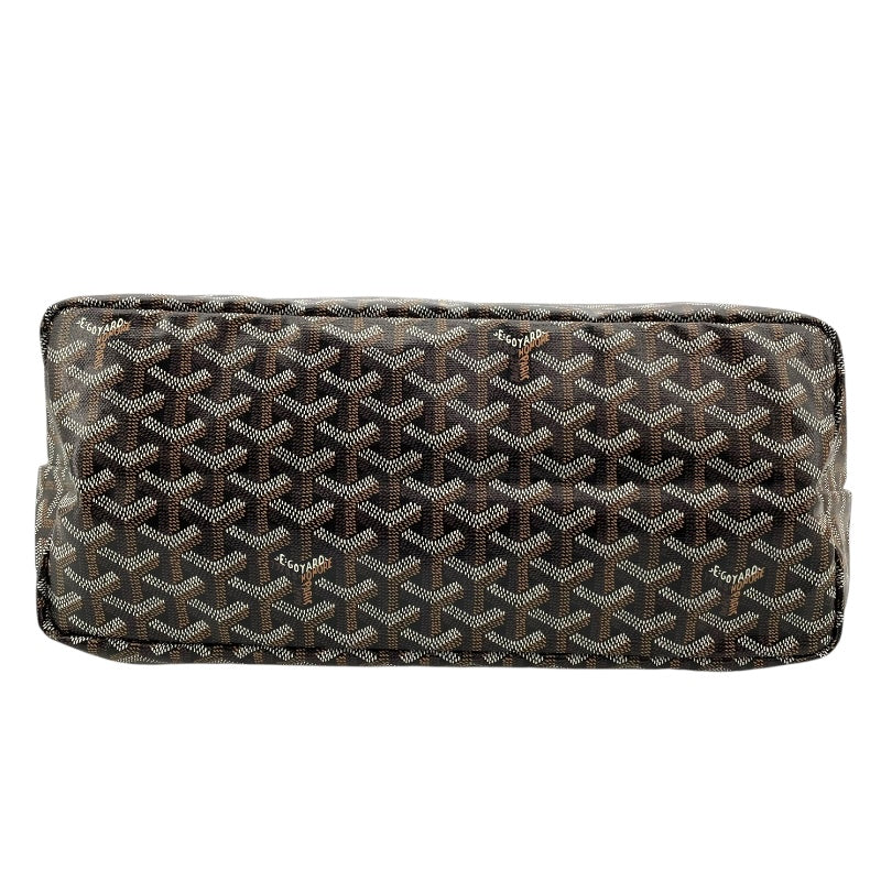 ゴヤール GOYARD サンルイPM ブラック ゴヤールディンキャンバス ユニセックス トートバッグ