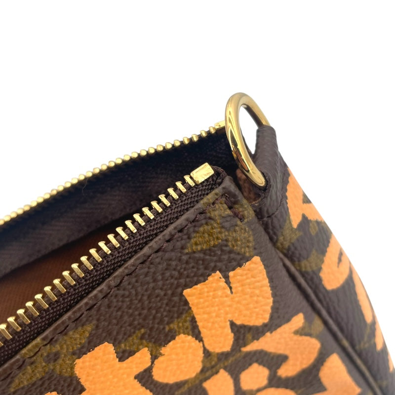 ルイ・ヴィトン LOUIS VUITTON ポシェット・アクセソワール M92193 ブラウン モノグラムグラフィティ レディース ハンドバッグ