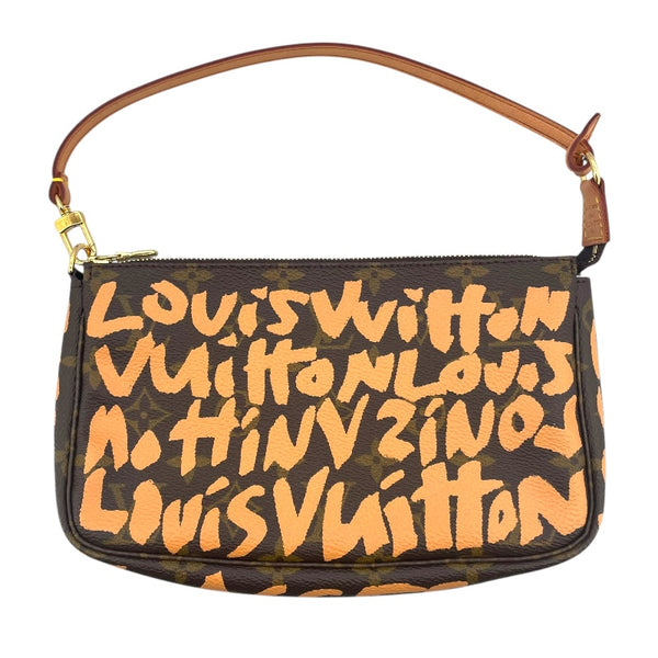ルイ・ヴィトン LOUIS VUITTON ポシェット・アクセソワール M92193 ブラウン モノグラムグラフィティ レディース ハンドバッグ