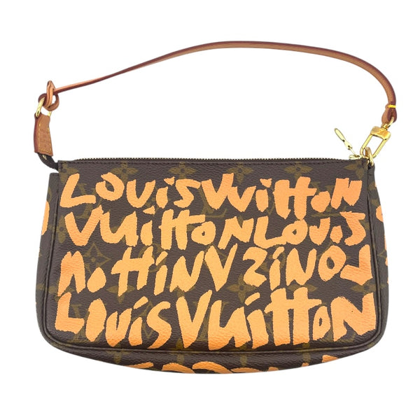 ルイ・ヴィトン LOUIS VUITTON ポシェット・アクセソワール M92193 ブラウン モノグラムグラフィティ レディース ハンドバッグ