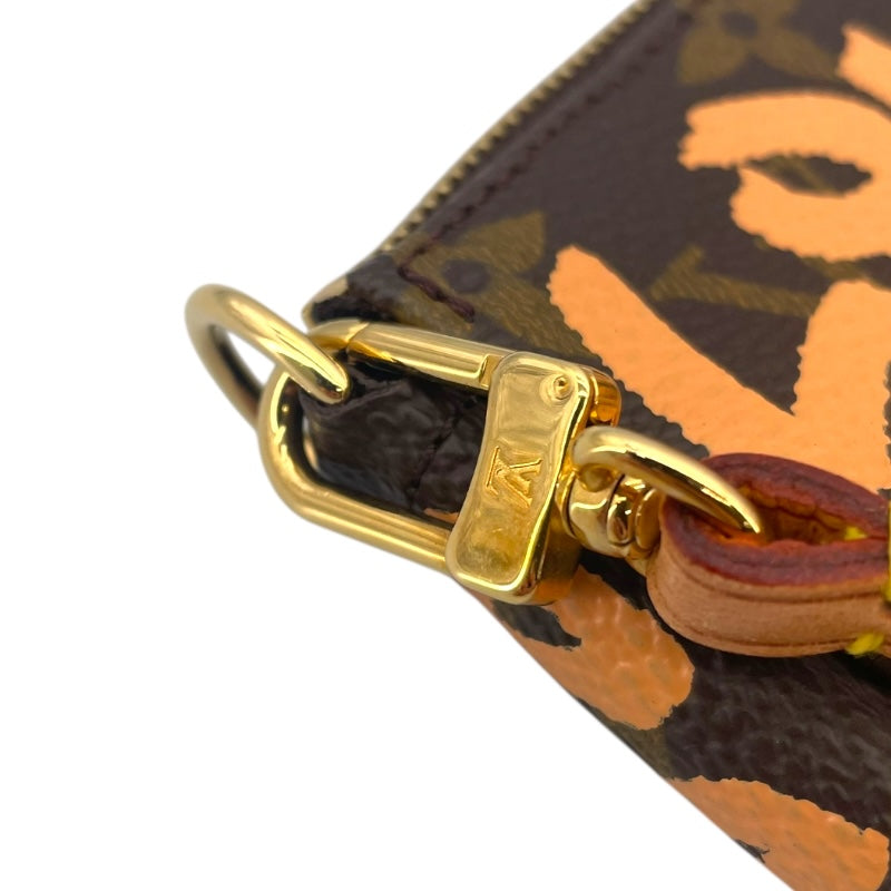 ルイ・ヴィトン LOUIS VUITTON ポシェット・アクセソワール M92193 ブラウン モノグラムグラフィティ レディース ハンドバッグ