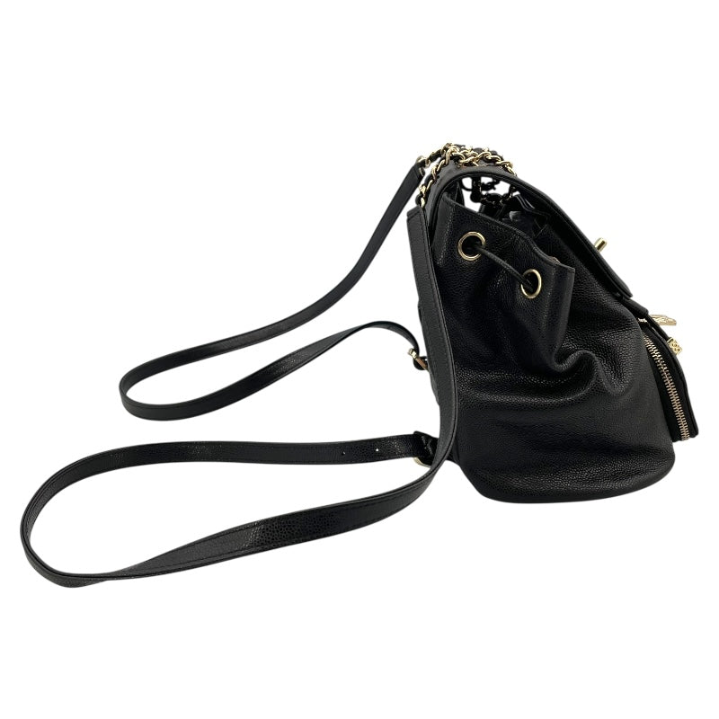 シャネル CHANEL マトラッセバックパック AS3530 ブラック
