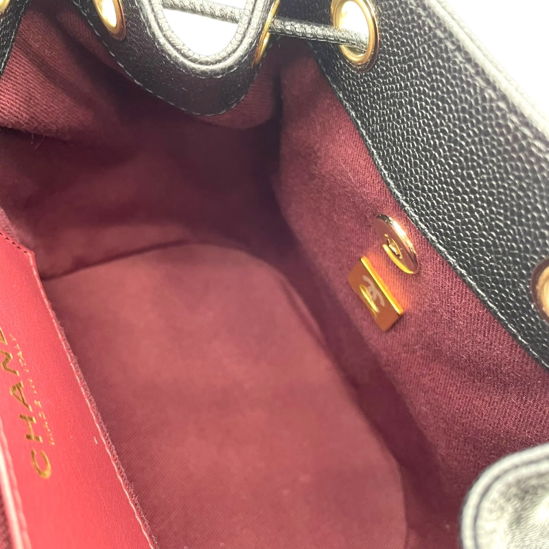 シャネル CHANEL マトラッセバックパック AS3530 ブラック キャビアスキン レディース リュック・デイパック