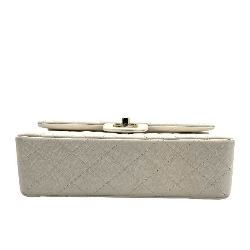 シャネル CHANEL マトラッセ23 A01113 ホワイト キャビアスキン レディース ショルダーバッグ