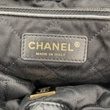 シャネル CHANEL シャネル22ラージ AS3313 ブラック×GD金具 カーフレザー レディース リュック・デイパック