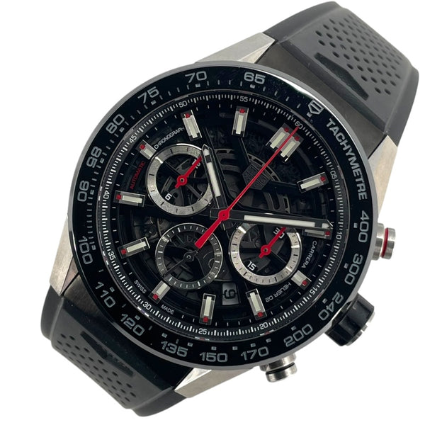タグ・ホイヤー TAG HEUER カレラ キャリバーホイヤー02 クロノグラフ CBG2A10.FT6168 SS/セラミック メンズ 腕時計